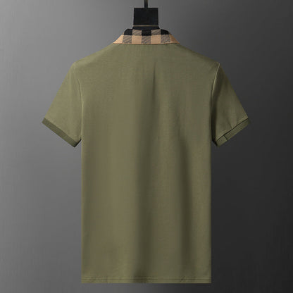 BUC030 Men's short sleeved lapel polo shirt clothing