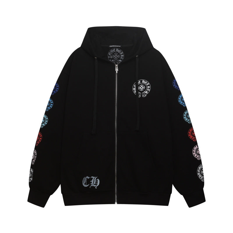 KLC24  New men's and women's high-quality spring and autumn hoodie hooded sweatshirt Clothing