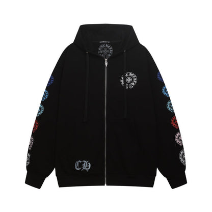 KLC24  New men's and women's high-quality spring and autumn hoodie hooded sweatshirt Clothing