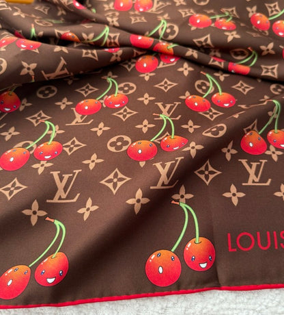 XLC12 Silk satin 90-90CM Scarf