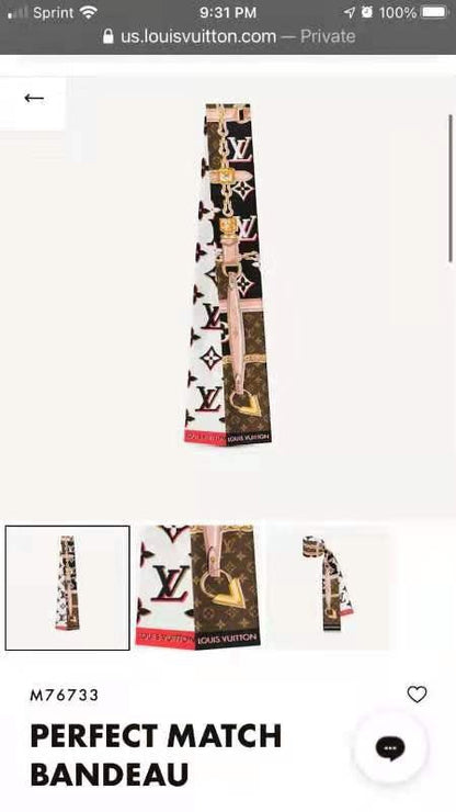 XLC6 Silk satin 8-120CM scarf