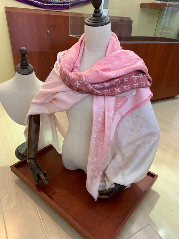 XLC28 Hidh quality 60% silk 40% wool Scarf