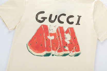 GUC003 Men's and women's summer short-sleeved T-shirt clothes