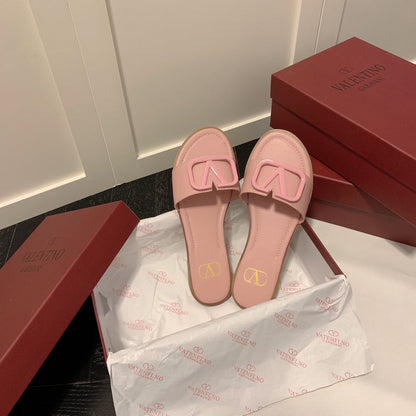 MVS20 Leather slippers Women shoes 35-40 With box