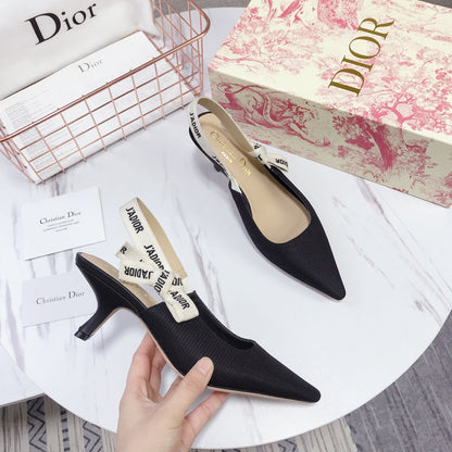 BDS1 High heels 1.5/6.5/10CM size 35-41 women leather shoes with box