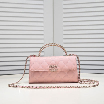 LCP01 Leather shoulder bag 19-10-4.5CM Bags