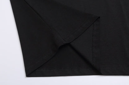 KLC17 New high-quality pure cotton men's and women's summer short sleeved top clothing