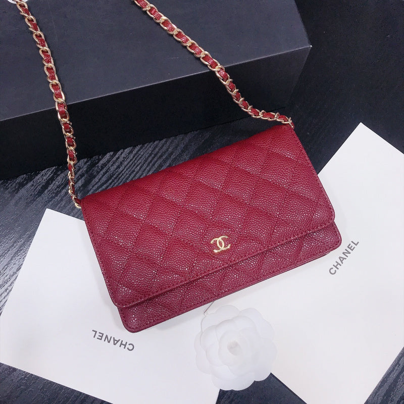 XCP016 Bag leather 19-13-4CM Bag Gold