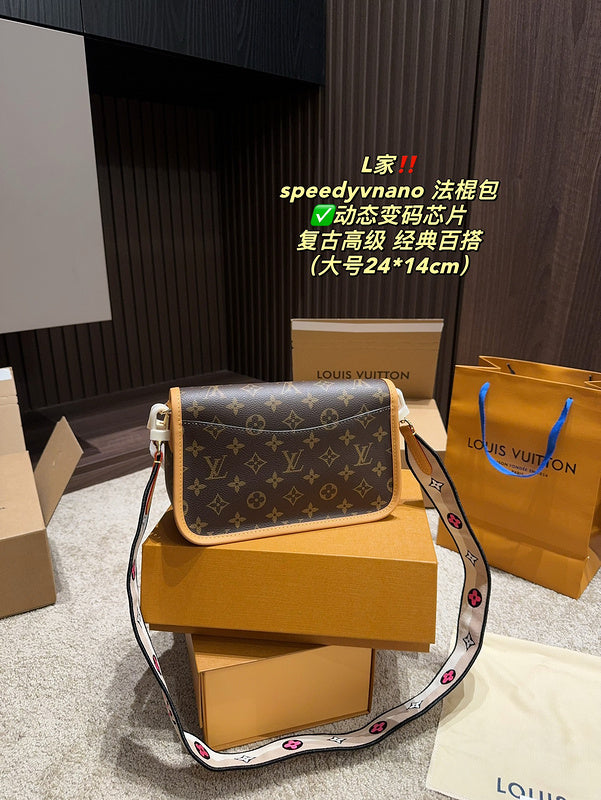 MLB2 Women's new fashion 24*14cm baguette bag