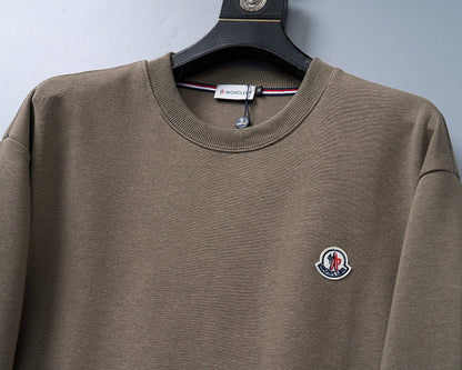 MOC032   New men's autumn and winter double-sided cotton new pullover hoodie clothing