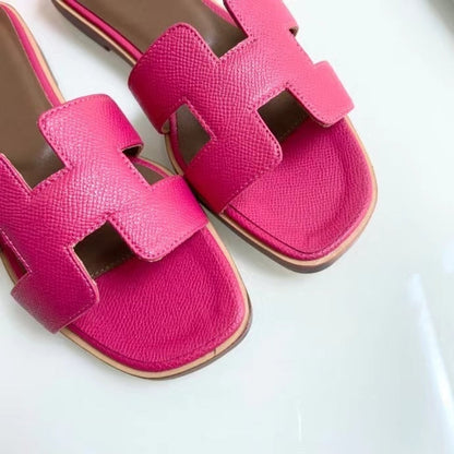 BMHS4 shoes women 35-41 Leather slippers with Box