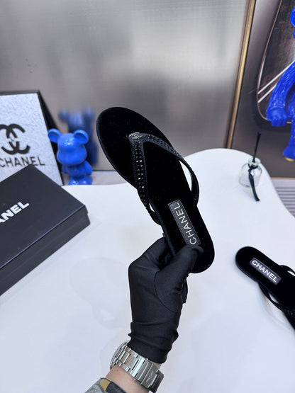 MBCS4 Leather Slippers Size 35-42 Shoes with Box