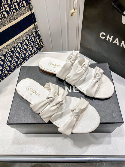 MBCS1 Leather Slippers Size 35-41 Shoes with Box