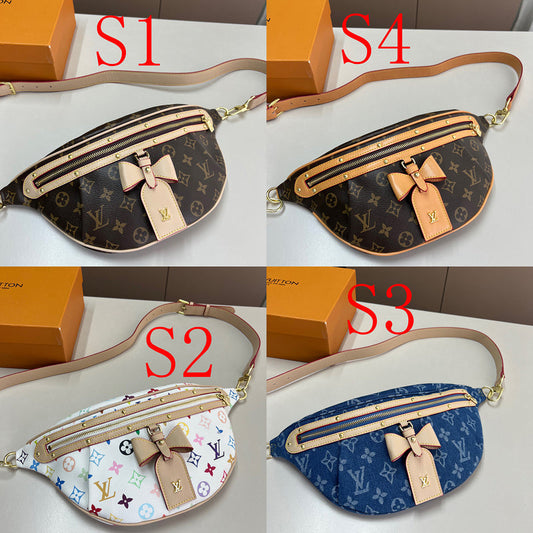 MLP5 Leather Bag 31-18CM Shoulder bags With box