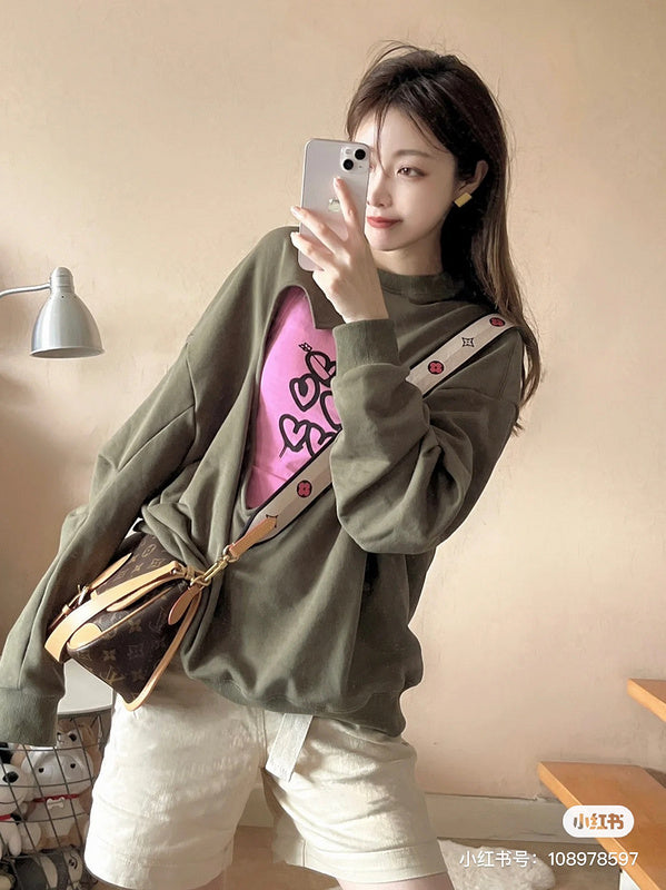 MLB2 Women's new fashion 24*14cm baguette bag