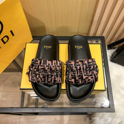 MFS2 Leather slippers Women shoes 35-40 With box