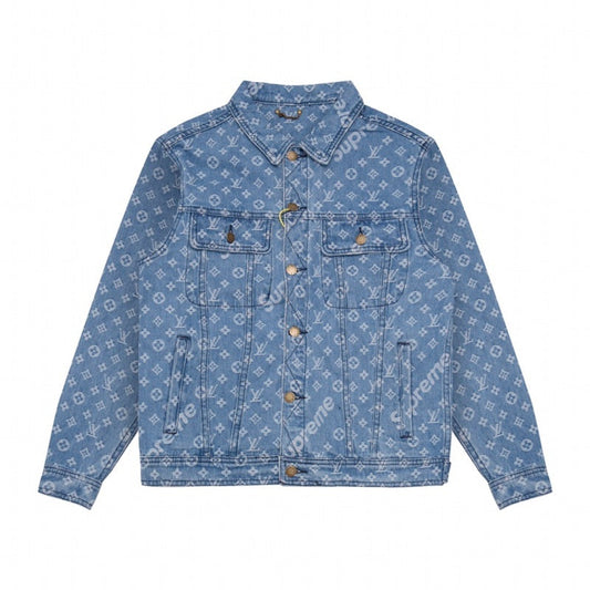 LVC024 New high-quality spring and autumn men'sand women’s jacket denim jacket clothes
