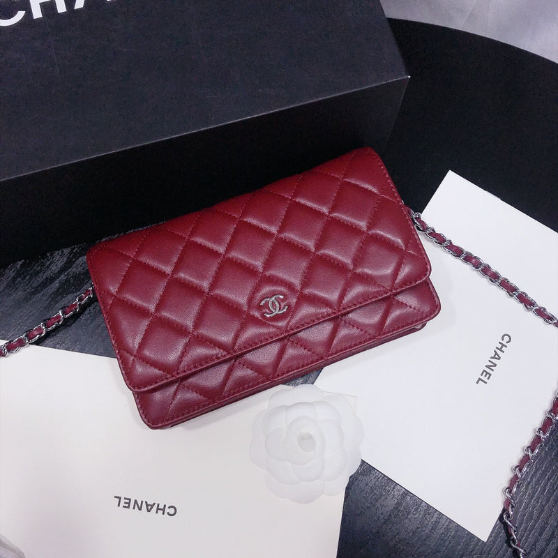 XCP017 Bag leather 19-13-4CM Bag silver logo