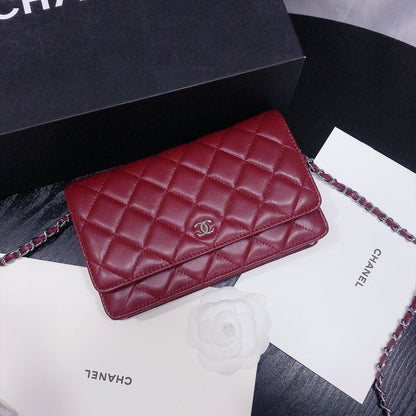 XCP017 Bag leather 19-13-4CM Bag silver logo