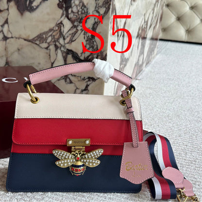 AGP5 Shoulder Bag 25-17CM Leather Bags With box