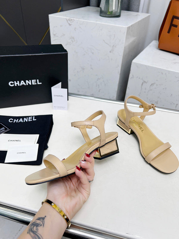 GCS1 Slippers Women 3.5CM 6.0CM shoes 35-41 With box