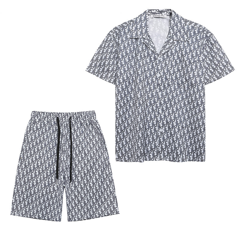 DIC124 New Fashion Summer Suit Short Sleeve Shirt Shorts  Clothing