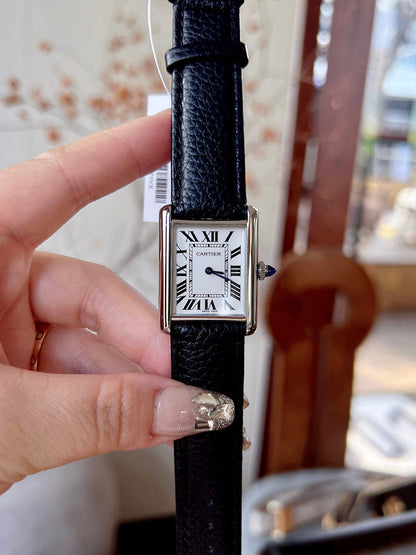 CW5  Couple's lychee print belt watch  25.5mm x 33.7mm/29.5mm*22mmCITIZEN movement