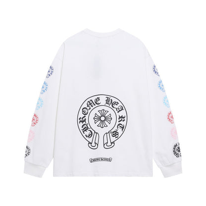 KLC21 New men's and women's pure cotton long sleeved casual clothes