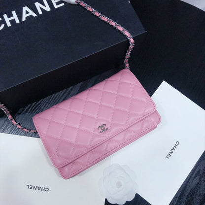 XCP017 Bag leather 19-13-4CM Bag silver logo