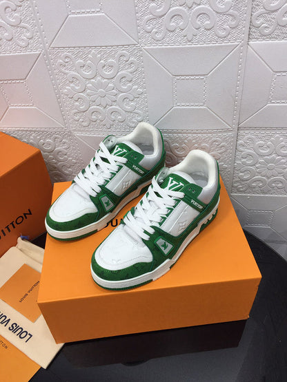 LLS1 High quality leather shoes women 35-41 or man 40-45 with box