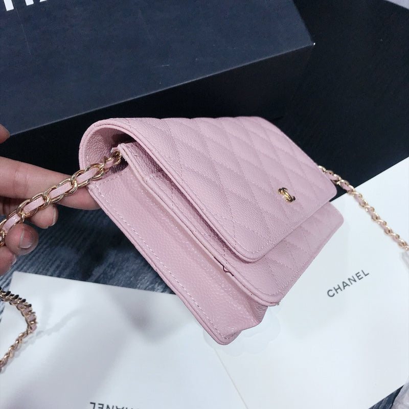 XCP016 Bag leather 19-13-4CM Bag Gold