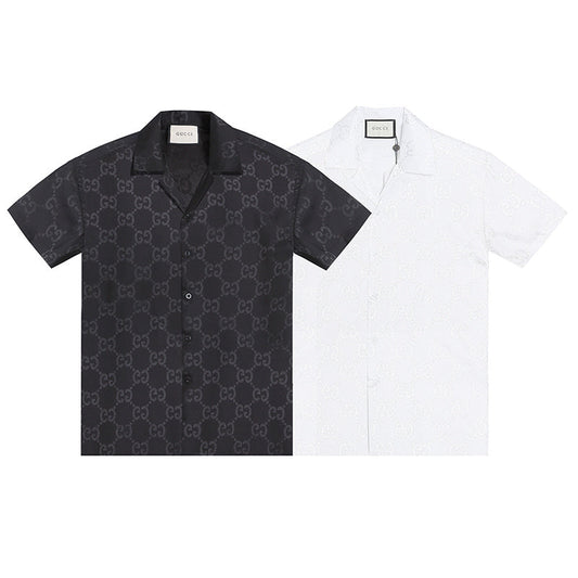 GUC081  New men's summer short sleeved collared shirt clothing