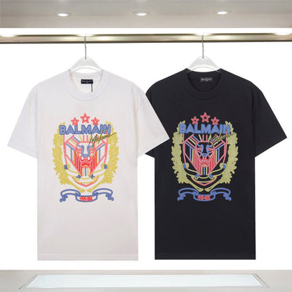 BAC4 Men's and women's summer short-sleeved T-shirt clothes