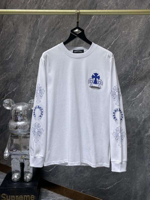 KLC20 New men's and women's pure cotton long sleeved casual clothes