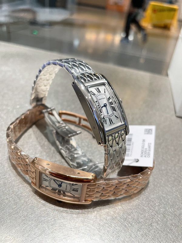 CW3  Sapphire water stone crystal mirror women's watch 34.80 x 19.00 mm