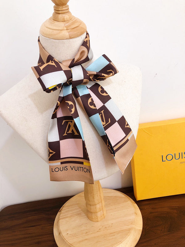 XLC7 Silk satin 8-120CM scarf
