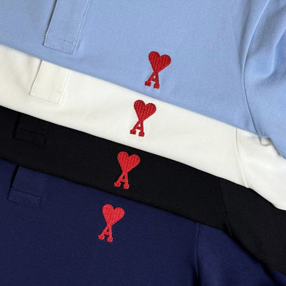 AMC34 Men's short sleeved lapel polo shirt clothing