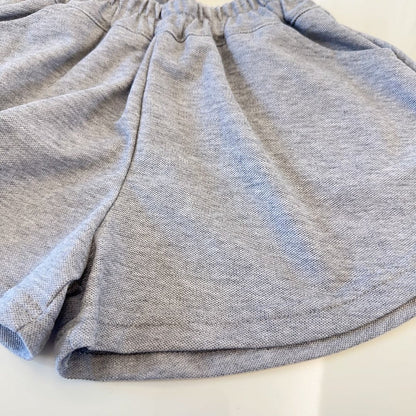 TCHC15  New girls' summer cotton collar top+cotton shorts set Clothing