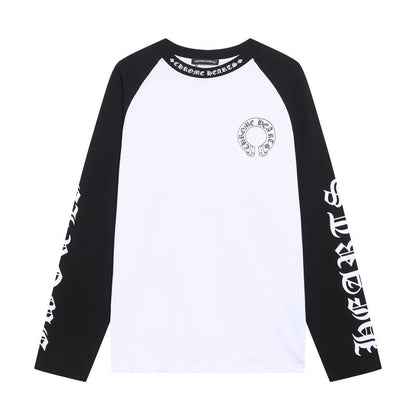 KLC26 New style men's and women's pure cotton long sleeved clothes