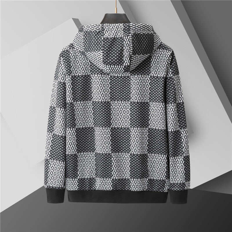 LVC025 New men's spring and autumn thin style outerwear+long pants pure cotton casual suit clothing