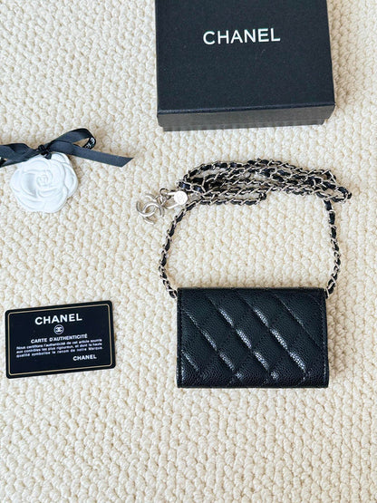 LCP02 Wallet Bag 13.1-7.5-2.1CM Leather bags with box