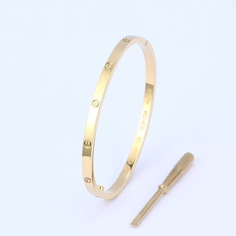 CAB56 Brand bangle LOVE screw bracelet with screwdriver classic bangle  Jewelry