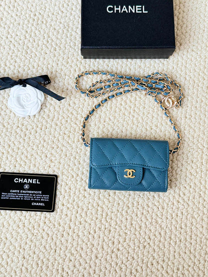 LCP02 Wallet Bag 13.1-7.5-2.1CM Leather bags with box