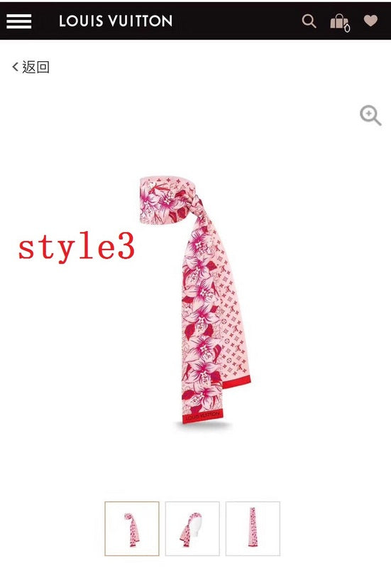 LSC41 Silk satin 8-120CM scarf