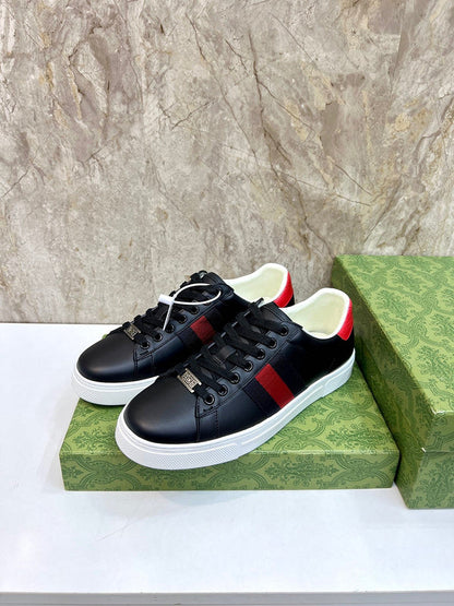 OGS15 Leather women 35-41 And men 40-45 shoes With box