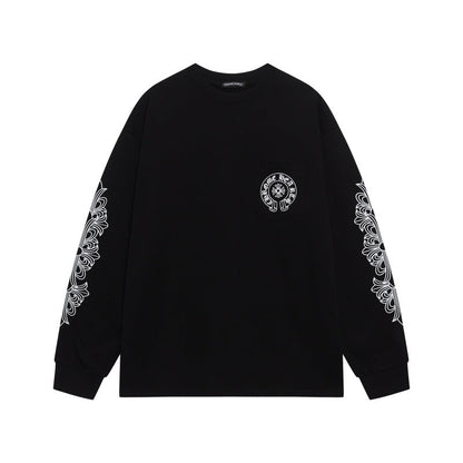 KLC23  New men's and women's pure cotton long sleeved casual clothes