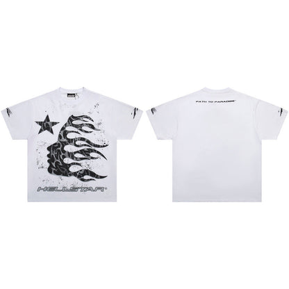 HEC3  Men's and women's summer short-sleeved T-shirt clothes