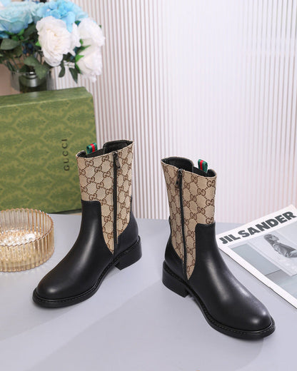 BGS5 Leather Shoes Women 35-42 with box