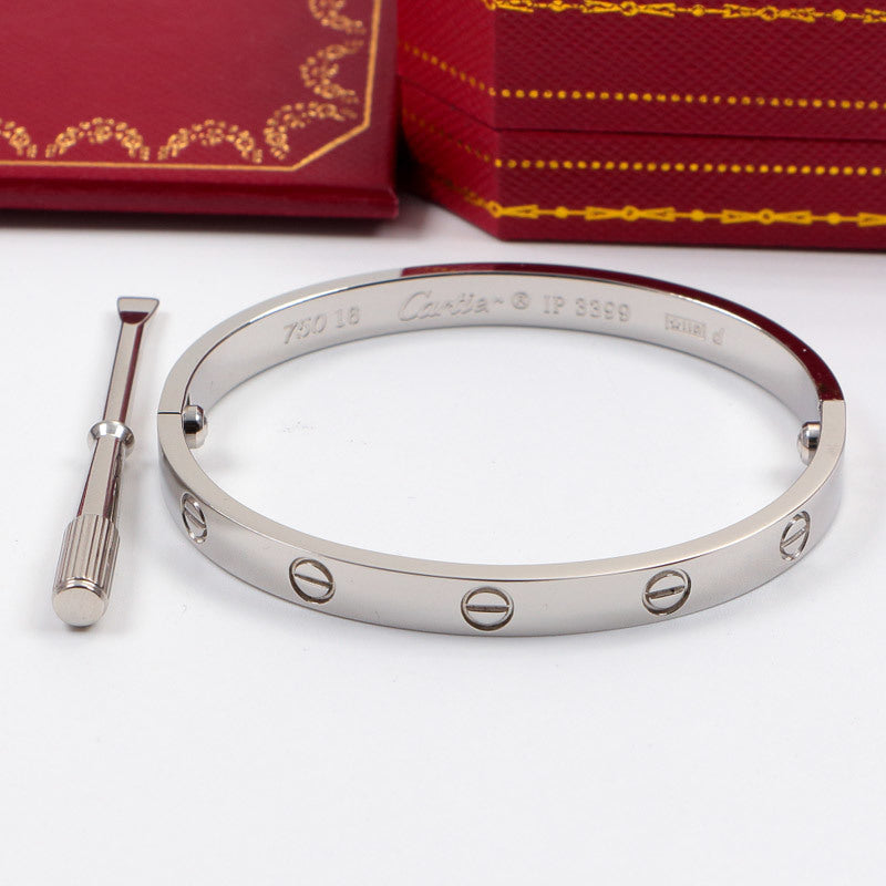 CAB15 LOVE screw bracelet with screwdriver bangle steel 18K gold plated Jewelry 15-22cm