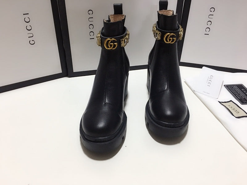 BGS8 Women Boot 35-42 heel 6cm shoes with box